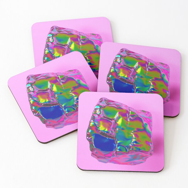 Item preview, A beautiful holographic and shimmering gemstone. Surreal 3D illustration. designed and sold by local-doctor.