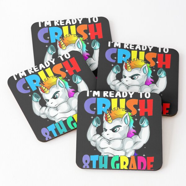 Item preview, I'm Ready To Crush 8th Grade Unicorn Security Kids designed and sold by arabrefugee0695.
