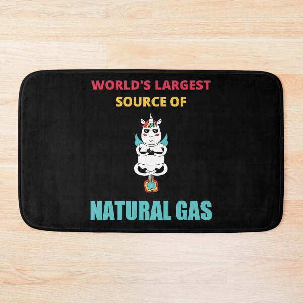 Item preview, Worlds Largest Source Of Natural Gas, Funny Unicorn designed and sold by Avishy.