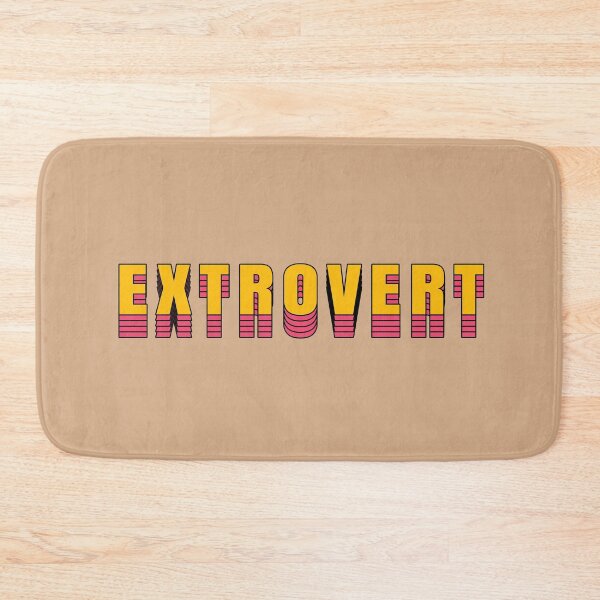 Item preview, Extrovert Retro Tshirt designed and sold by ASOE.