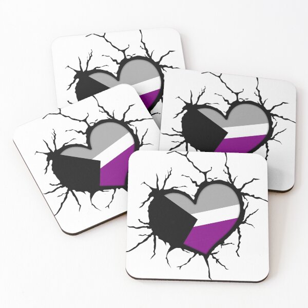 Item preview, Orgullo Asexual Corazón designed and sold by koenluipaard.