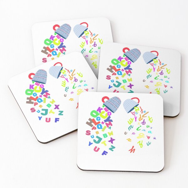 Item preview, Empty Cups Colorful aphabet Design designed and sold by San005Chau96.