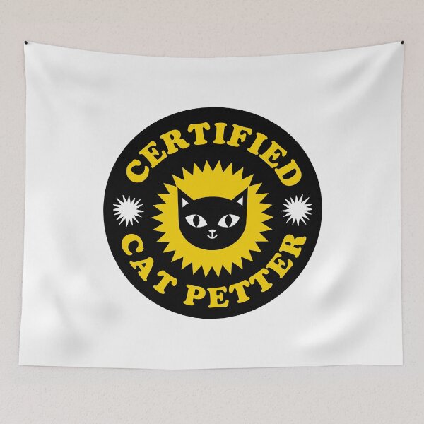 Item preview,  Certified Cat Petter - funny cat designed and sold by SunsetCloud.