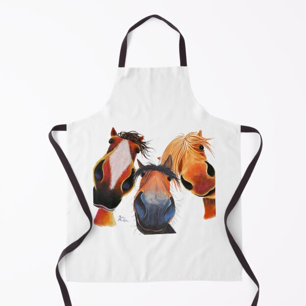 Item preview, HaPPY HoRSe PRiNT ' WHo LeFT THe GaTe OPeN 2 ? ' BY SHiRLeY MacARTHuR designed and sold by Shirley MacArthur Art.