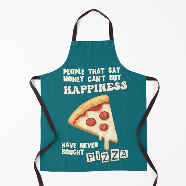 Item preview, Money can buy happiness - Funny Pizza Quotes designed and sold by AlexSin.