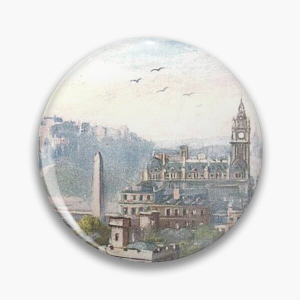 Artikelvorschau, Vintage Illustration der Aussicht vom Nelson Monument, Edinburgh entworfen und verkauft von yourscotland.