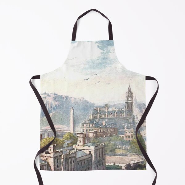 Item preview, Vintage Illustration of the view from Nelson Monument, Edinburgh designed and sold by yourscotland.