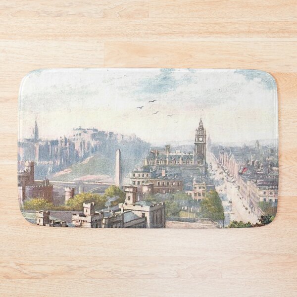 Item preview, Vintage Illustration of the view from Nelson Monument, Edinburgh  designed and sold by yourscotland.
