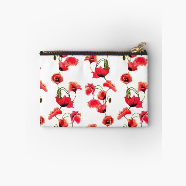 Item preview, red poppy ,watercolor pattern designed and sold by IrinaShishkina.