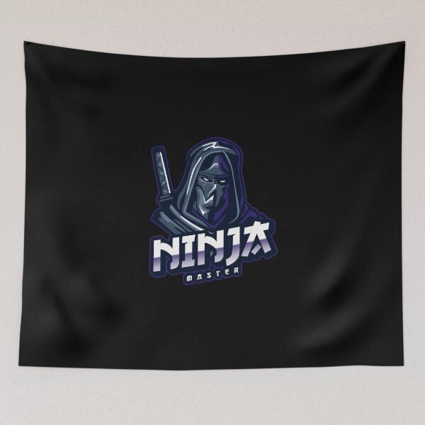 Item preview, Ninja Master Illustration Staggering Unbeatable Virtuoso Video Games Player Legend designed and sold by Naumovski.