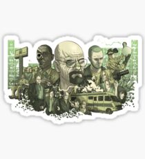 Breaking Bad Stylized Collage Sticker