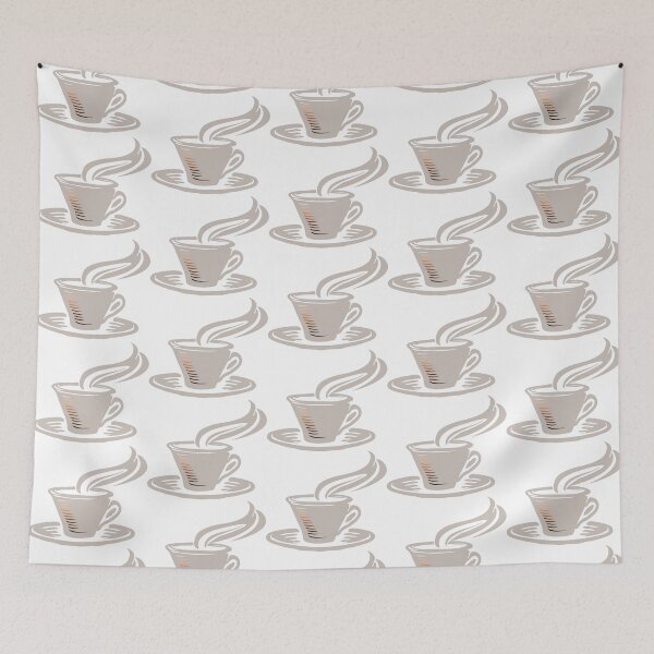 Item preview, Coffee Charging Battery funny energy levels aesthetic coffee cup and saucer with steam designed and sold by Deegital18.