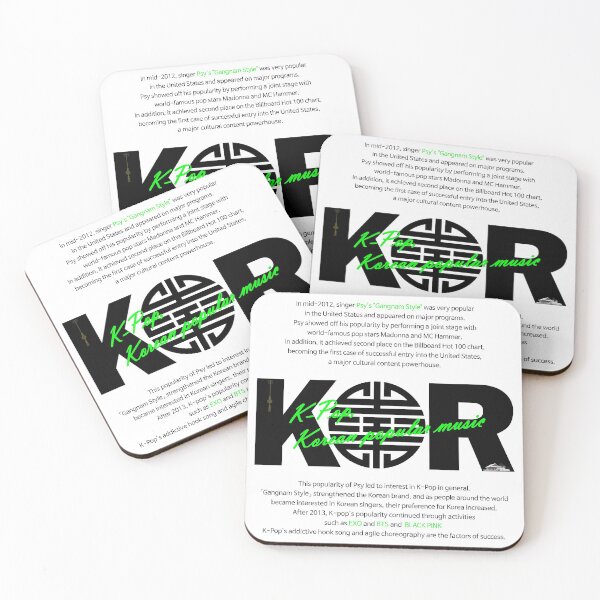 Item preview, K-Pop, Korean popular music_white ver. designed and sold by KDC-art.