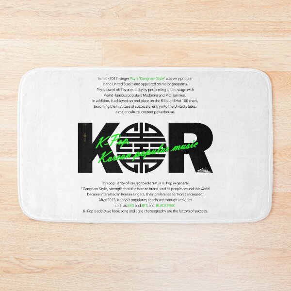 Item preview, K-Pop, Korean popular music_white ver. designed and sold by KDC-art.