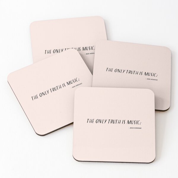 Item preview, The only truth is music - Jack Kerouac designed and sold by Miaou Studio.
