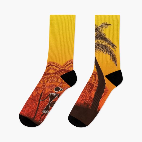 Item preview, Sunset Tribal Mandala design palm tree Art designed and sold by banothsonu.