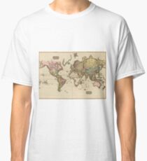World Map (1812) Classic T-Shirt