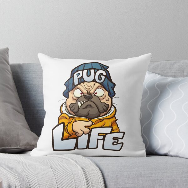 Item preview, Vida Pug designed and sold by Red_Stickers.