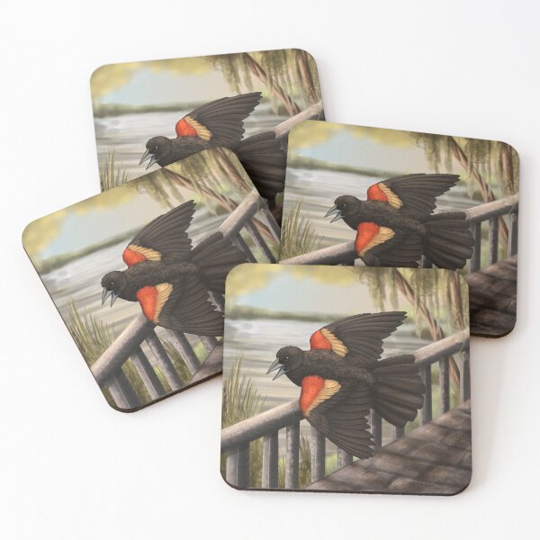 Item preview, Red winged blackbird 2 designed and sold by DragonArtist15.