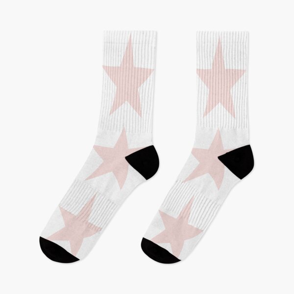 Item preview, Large PALE PINK and WHITE STARS  designed and sold by RachelMacht.