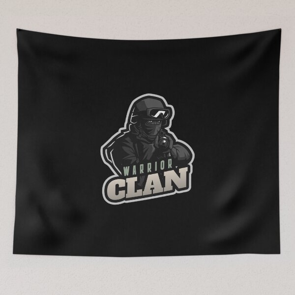 Item preview, Warrior Clan Soldier Emblem for the true Gamers Epic Fantastic Empowering Gaming Gifts Idea designed and sold by Naumovski.