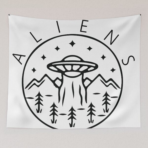 Artikelvorschau, ALIENS SIMPLE LOGO ART entworfen und verkauft von GENUINEPRODUCT.