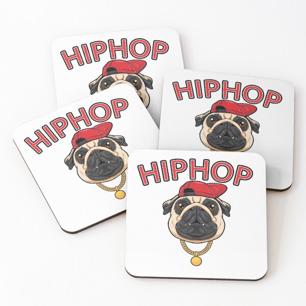 Item preview, Pug Hiphop designed and sold by Red_Stickers.