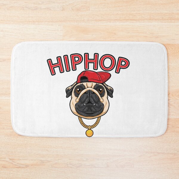Item preview, Pug Hiphop designed and sold by Red_Stickers.