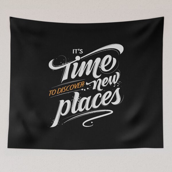 Item preview, It's Time To Discover New Places designed and sold by SmartStyle.