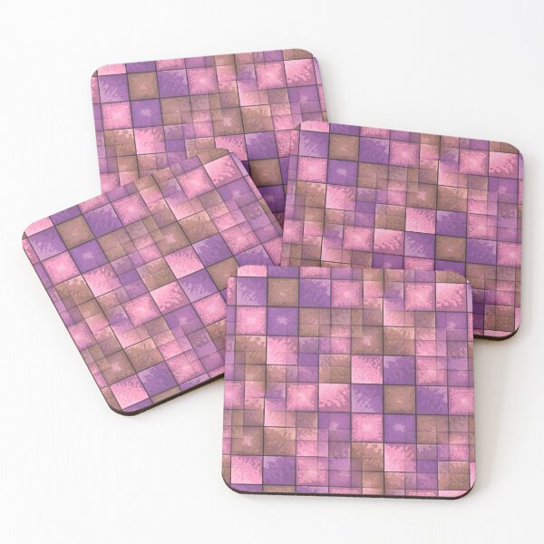 Item preview, Rustic Country Pink Purple Brown Colors | Vintage Retro Geometric Pattern designed and sold by kmcs.