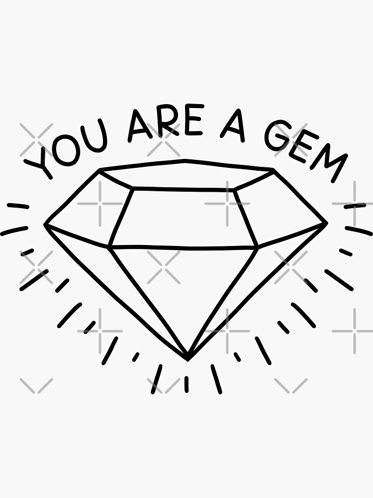 Diamond Gem Sticker