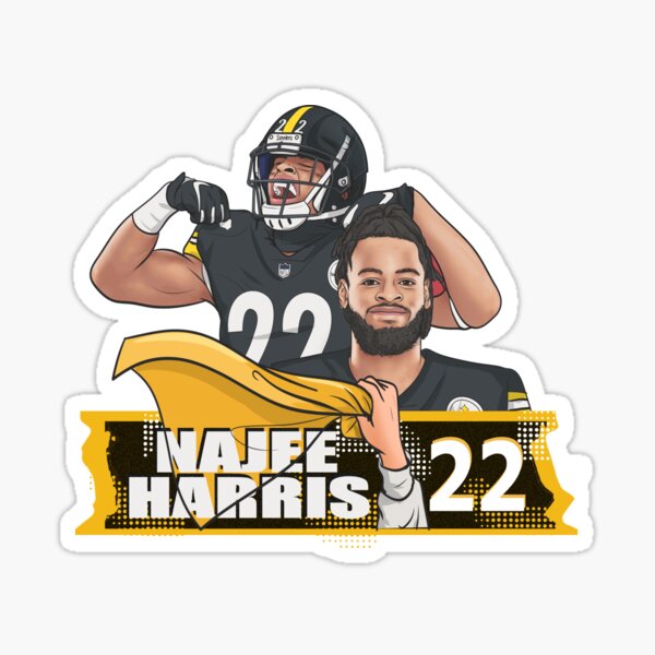 Najee Harris steelers Fake Craft Beer Label Sticker 