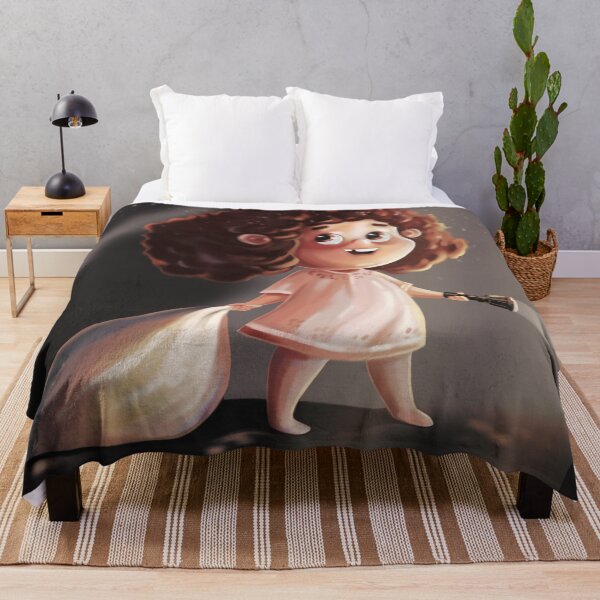 Item preview, Lulu with torch and pillow designed and sold by TWOmieArt.