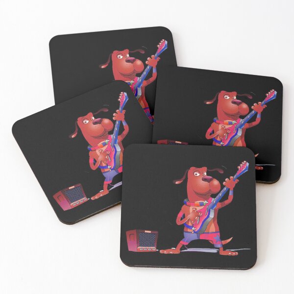 Item preview, Dog play guitar Funny Red dog music  designed and sold by Cool Store.