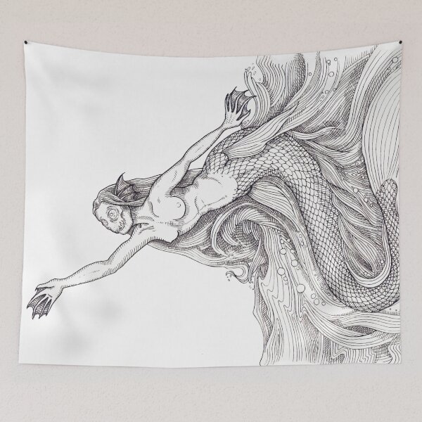 Item preview, Mermaids jump designed and sold by HintermSpiegel.