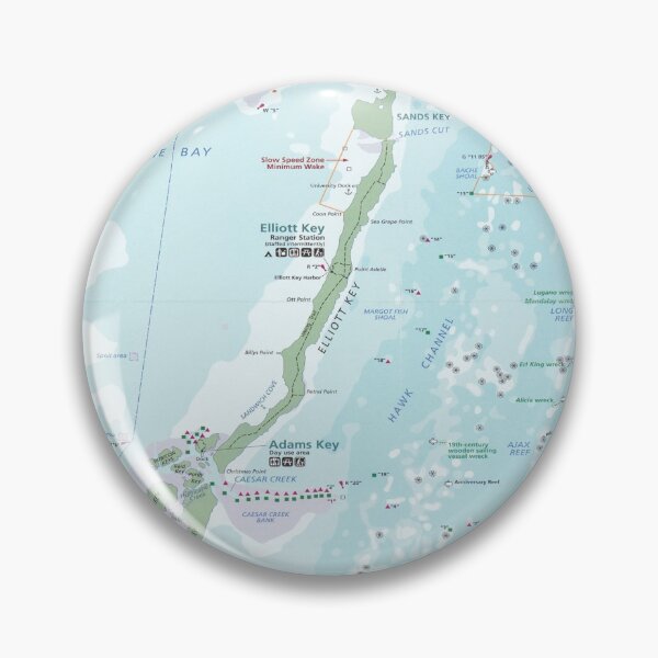 Item preview, Biscayne National Park Map (2011) Florida Nature Preserve Atlas designed and sold by BravuraMedia.