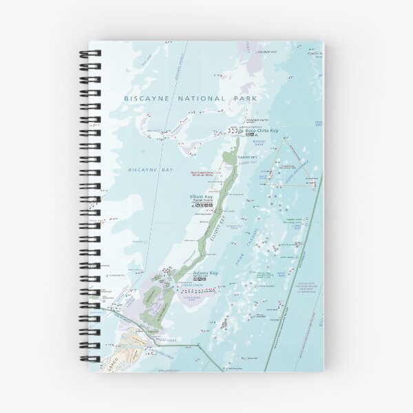 Item preview, Biscayne National Park Map (2011) Florida Nature Preserve Atlas designed and sold by BravuraMedia.