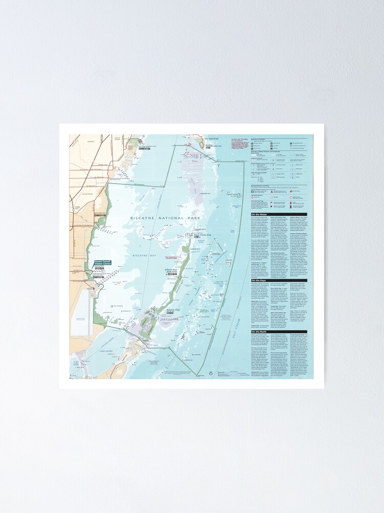 Biscayne National Park hotsell Map (2011) Florida Nature Preserve Atlas Shower Curtains