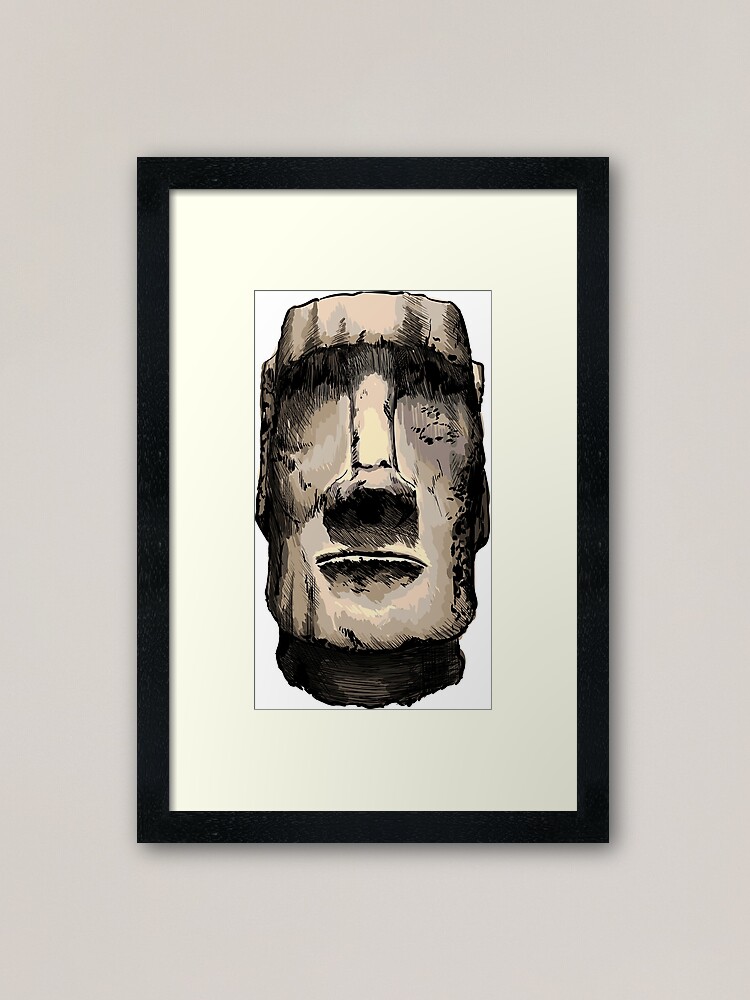 top 5 moai ? - AMOGUS | Art Print