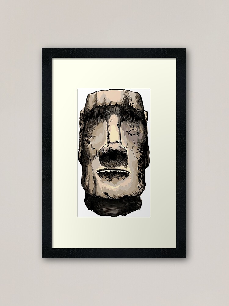 Moai Wall Art 