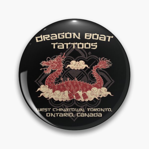 Item preview, Chinese Dragon Boat, Tattoo Studio Design, Chinatown, Toronto designed and sold by Proverbial Wisdom Design.