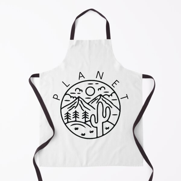Item preview, planet nature minimal black and white logo design designed and sold by GENUINEPRODUCT.