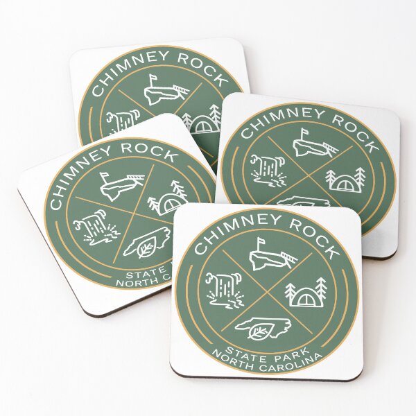 Item preview, Chimney Rock State Park Heraldic Logo designed and sold by VanyaKar.