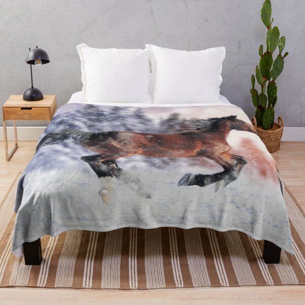 Item preview, Horse Running in Snow designed and sold by Laurasdesign83.