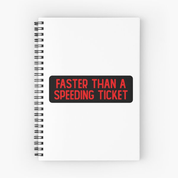 Item preview, Faster Than A Speeding Ticket Funny Bumper designed and sold by Sour Soul.