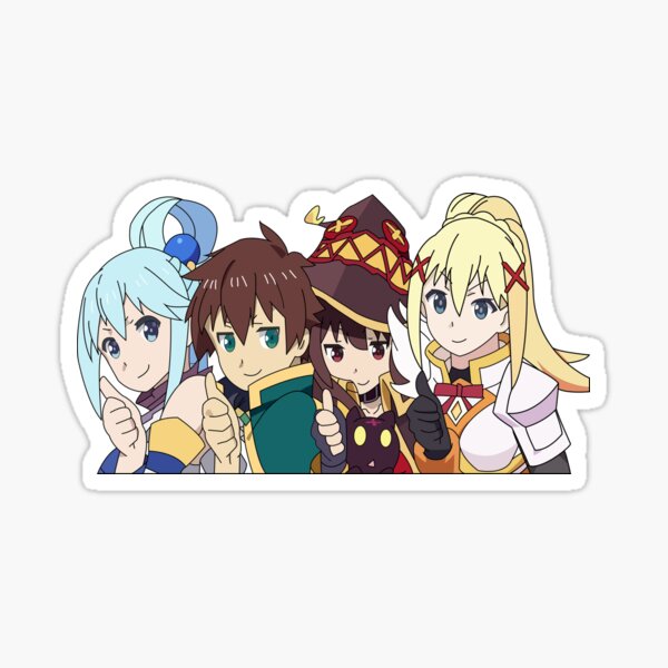 The konsosuba gang Sticker
