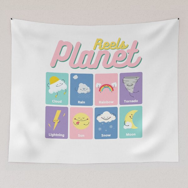 Item preview, planet reels weather conditions designed and sold by ArtisanDesigner.