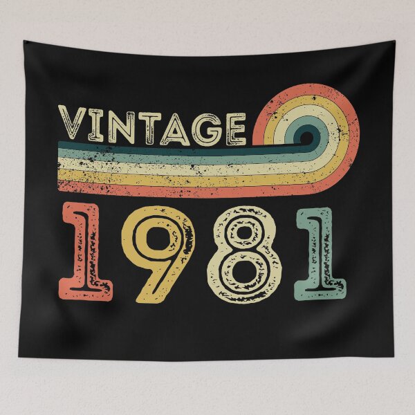 Item preview, Vintage 1981 42nd Birthday - Born in 1981 designed and sold by meedTee.