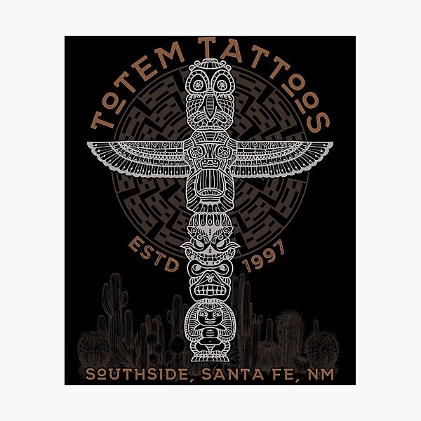 Totem pole tattoo by Andre Cheko TattooNOW