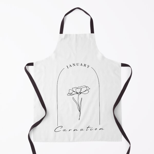 Item preview, Carnation - January Birth Flower designed and sold by MinmalistValley.